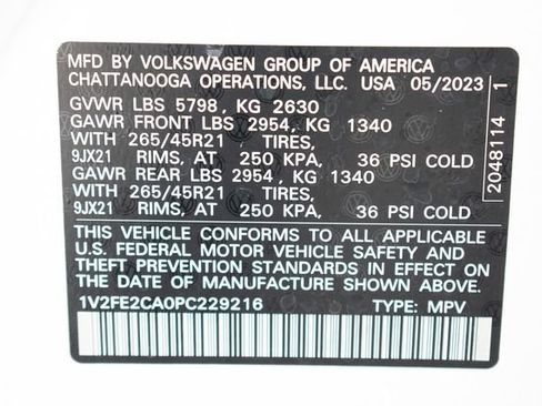 Used 2023 Volkswagen Atlas Cross Sport SEL Premium R-Line AWD/4WD image 36