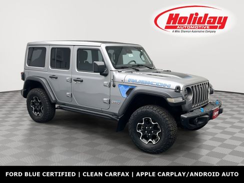 Used 2021 Jeep Wrangler Unlimited Rubicon 4xe w/ Steel Bumper Group image 1