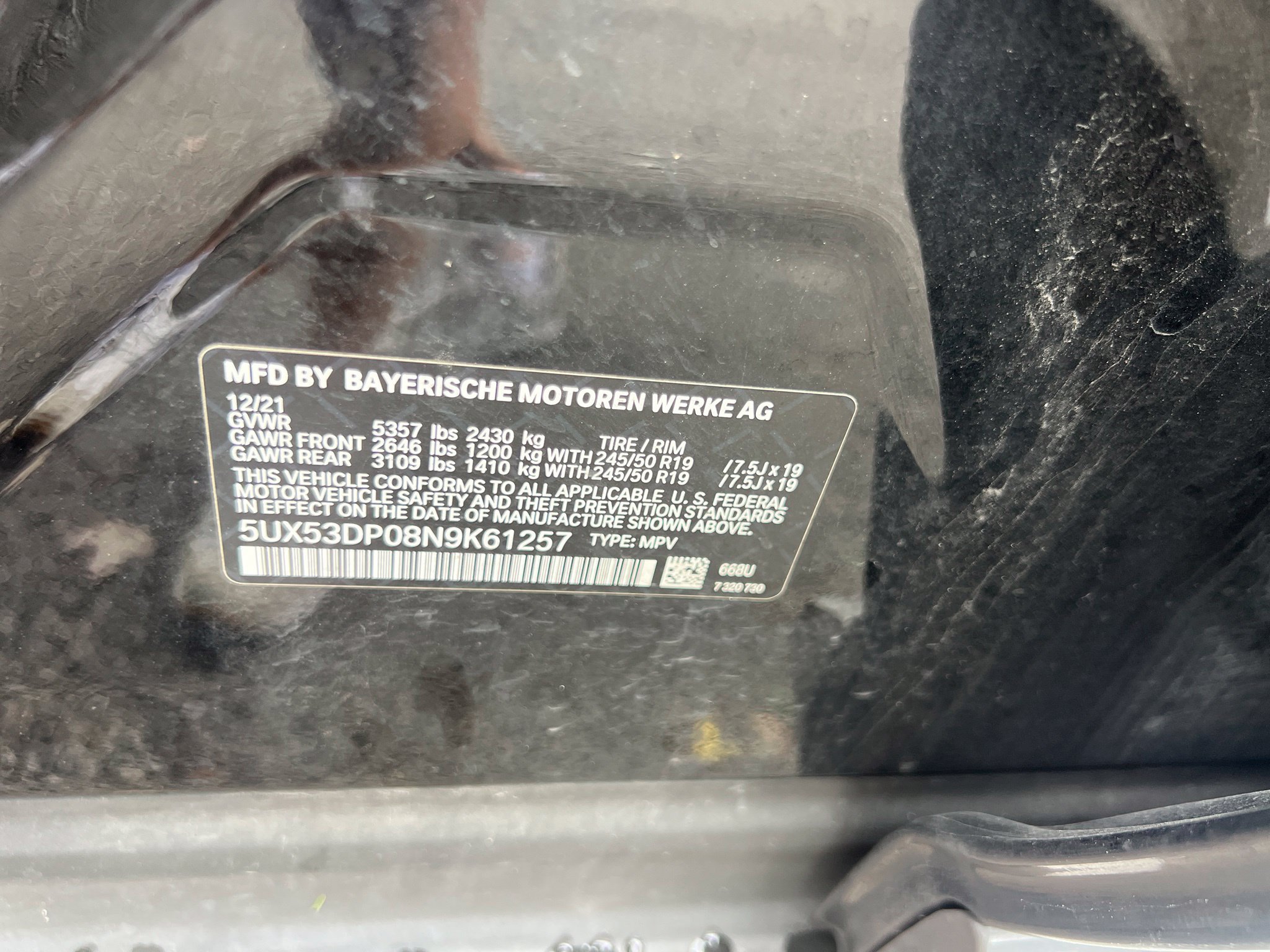Used 2022 BMW X3 xDrive30i w/ Convenience Package AWD/4WD image 27