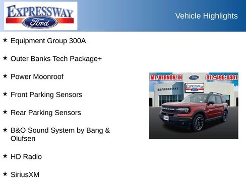 Used 2025 Ford Bronco Sport Outer Banks w/ Outer Banks Tech Package+ image 2