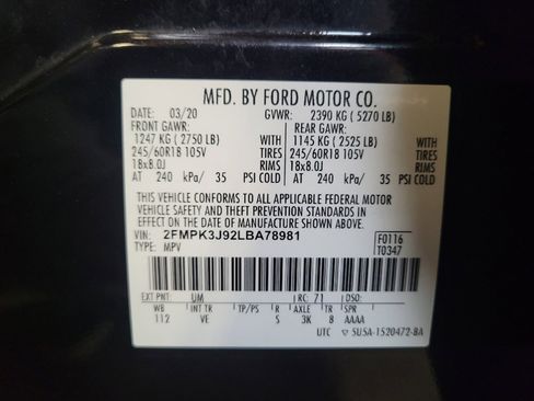 Used 2020 Ford Edge SEL image 33