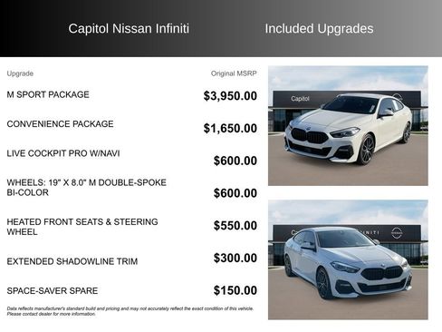 Used 2022 BMW 228i Gran Coupe w/ M Sport Package image 8