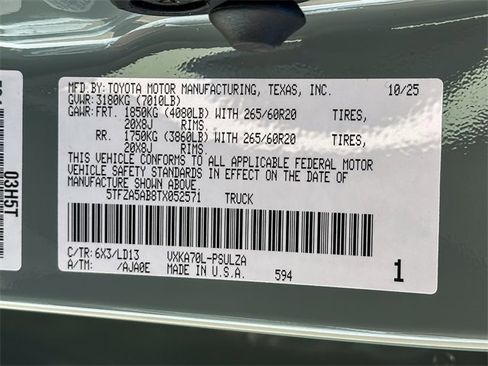 New 2026 Toyota Tundra Limited image 25