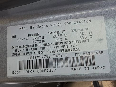 Used 2016 MAZDA MAZDA3 i Touring w/ Popular Equipment Package FWD image 50
