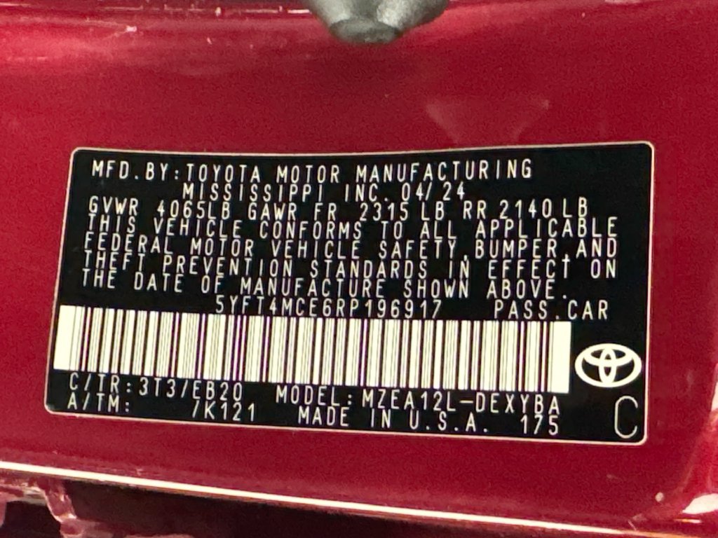 Used 2024 Toyota Corolla XSE FWD image 35