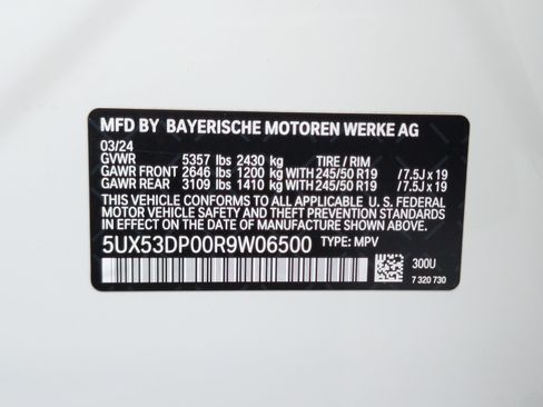Used 2024 BMW X3 xDrive30i w/ Convenience Package AWD/4WD image 40
