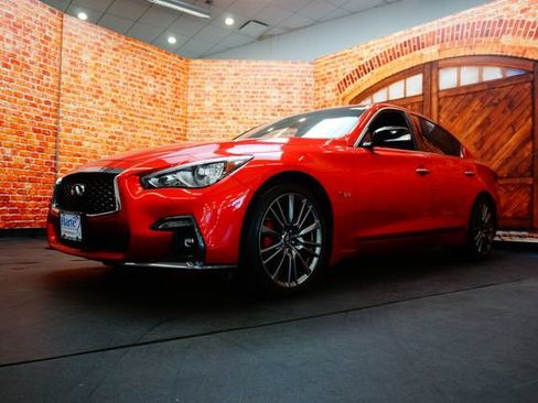 Used 2019 INFINITI Q50 Red Sport 400 w/ Proactive Package AWD/4WD image 2