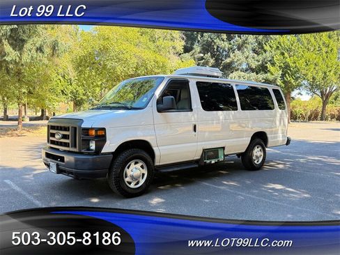 Used 2012 Ford E-350 and Econoline 350 Extended Super Duty w/ Commercial Cargo Van Pkg RWD image 2