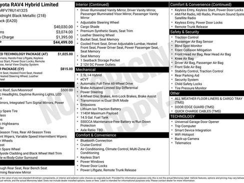 Certified 2024 Toyota RAV4 Limited w/ Advanced Technology Package AWD/4WD image 28