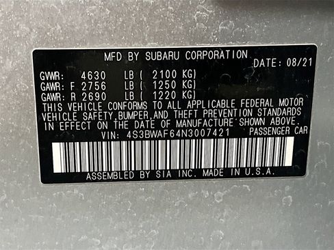 Used 2022 Subaru Legacy Premium image 32