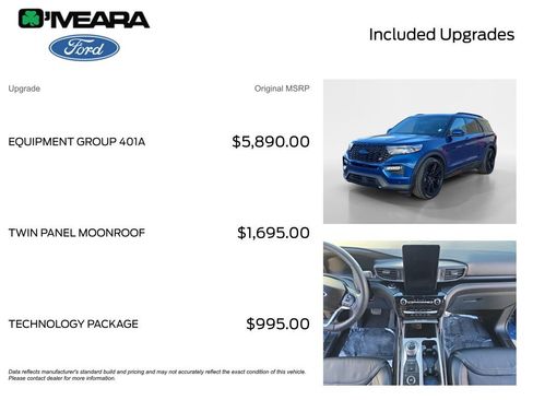 Used 2023 Ford Explorer ST w/ Equipment Group 401A image 4