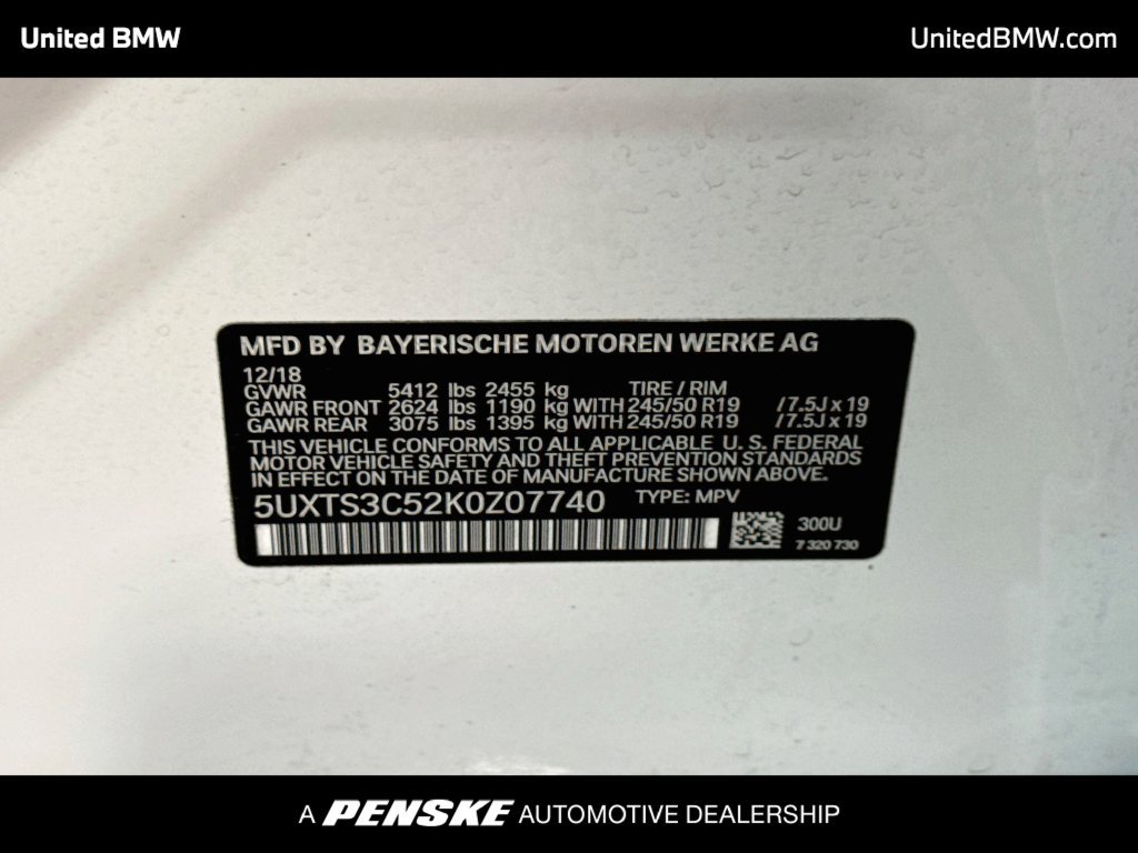 Used 2019 BMW X3 M40i w/ Premium Package AWD/4WD image 22