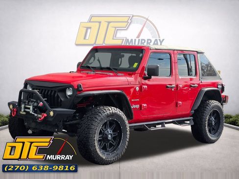 Used 2019 Jeep Wrangler Unlimited Sahara w/ Safety Group AWD/4WD image 1