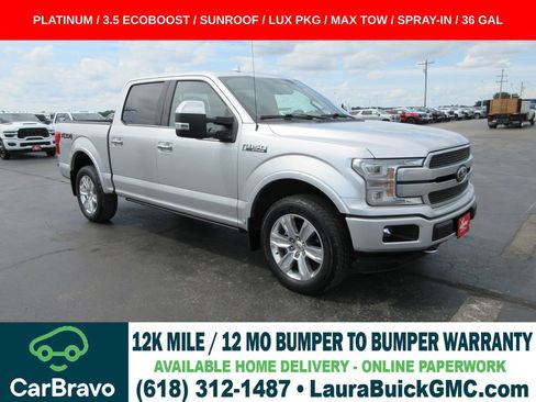 Used 2019 Ford F150 Platinum w/ Equipment Group 701A Luxury AWD/4WD image 1