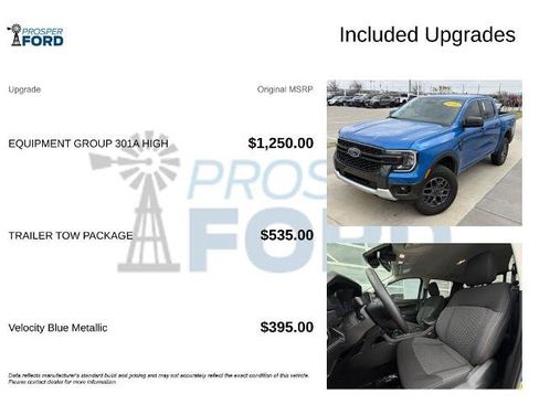 New 2025 Ford Ranger XLT w/ Equipment Group 301A High image 3