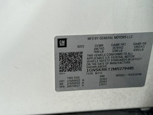 Used 2021 Chevrolet Tahoe RST w/ Luxury Package image 33