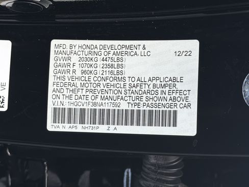 Used 2022 Honda Accord Sport image 36