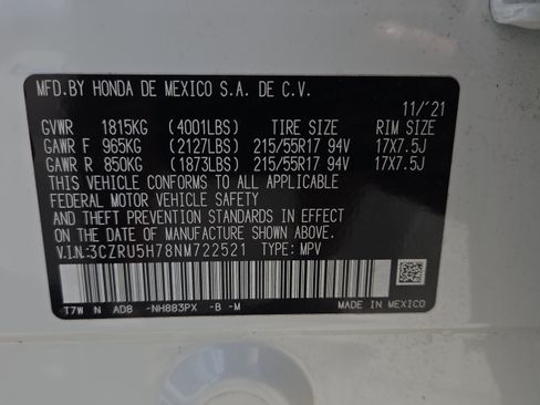 Used 2022 Honda HR-V EX-L image 19