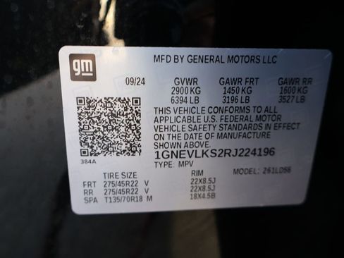 Used 2024 Chevrolet Traverse RS w/ LPO, Floor Liner Package image 61