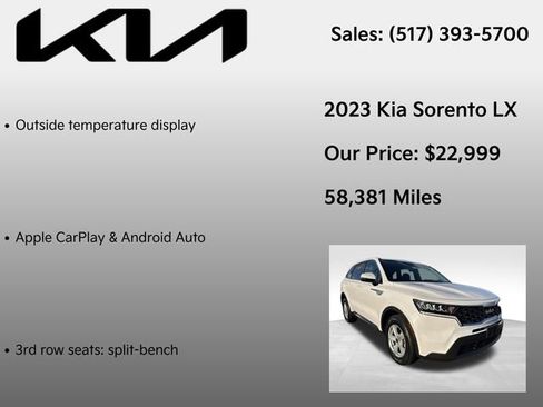 Used 2023 Kia Sorento LX image 12