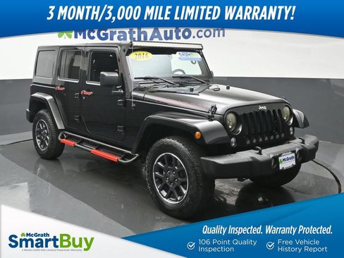 Used 2016 Jeep Wrangler Unlimited Rubicon w/ Max Tow Package AWD/4WD image 1