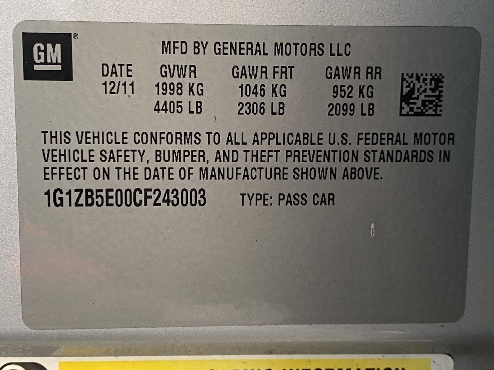 Used 2012 Chevrolet Malibu LS w/ LS Uplevel Package FWD image 23