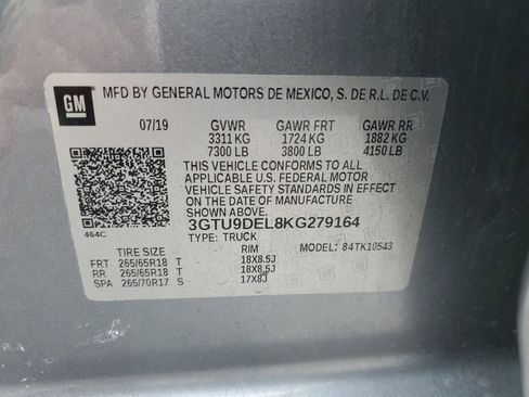 Used 2019 GMC Sierra 1500 SLT w/ SLT Convenience Package image 9