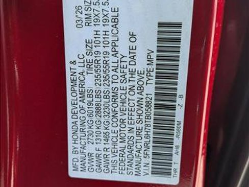 New 2026 Honda Odyssey Sport-L image 16