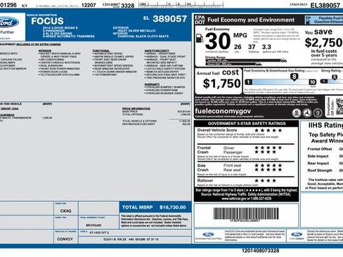 Used 2014 Ford Focus S FWD image 2