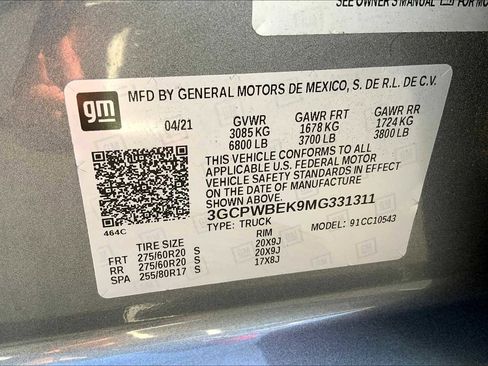 Used 2021 Chevrolet Silverado 1500 Custom RWD image 30