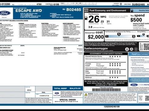 Used 2025 Ford Escape ST-Line Select AWD/4WD image 28