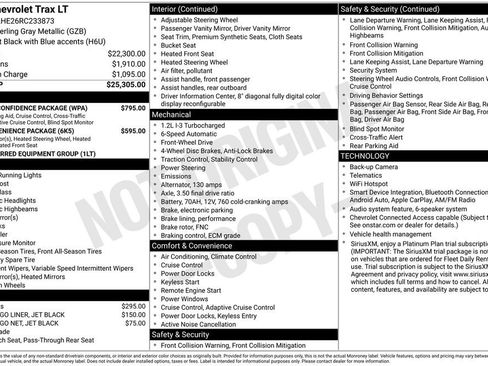 Used 2024 Chevrolet Trax LT w/ Driver Confidence Package FWD image 10