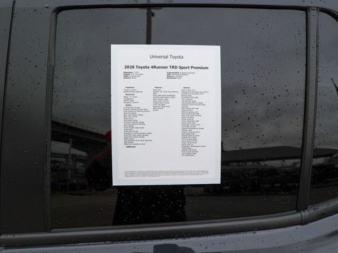 Certified 2026 Toyota 4Runner TRD Sport Premium RWD image 50
