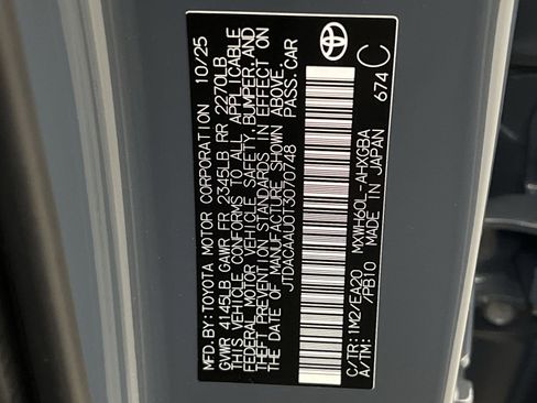 New 2026 Toyota Prius XLE image 22