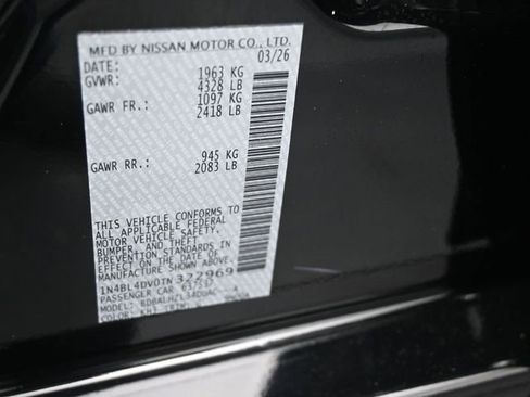 New 2026 Nissan Altima 2.5 SV w/ SV Special Edition Package image 20