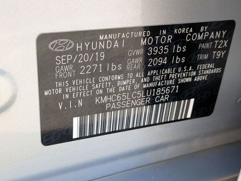 Used 2020 Hyundai Ioniq Blue image 31