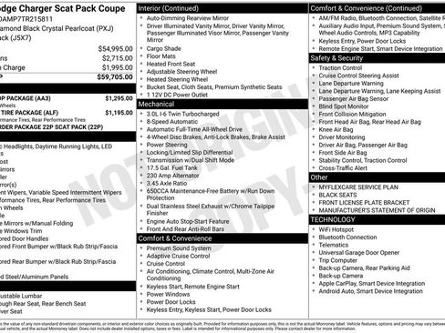 Used 2026 Dodge Charger Scat Pack w/ Blacktop Package AWD/4WD image 6