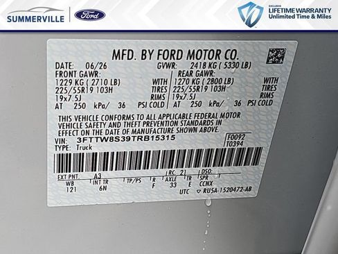 New 2026 Ford Maverick Lariat AWD/4WD image 35
