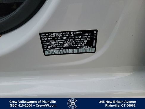 Used 2016 Volkswagen Passat 1.8T SE image 35