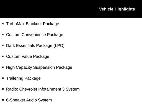 New 2026 Chevrolet Silverado 1500 Custom w/ Turbomax Blackout Package image 9