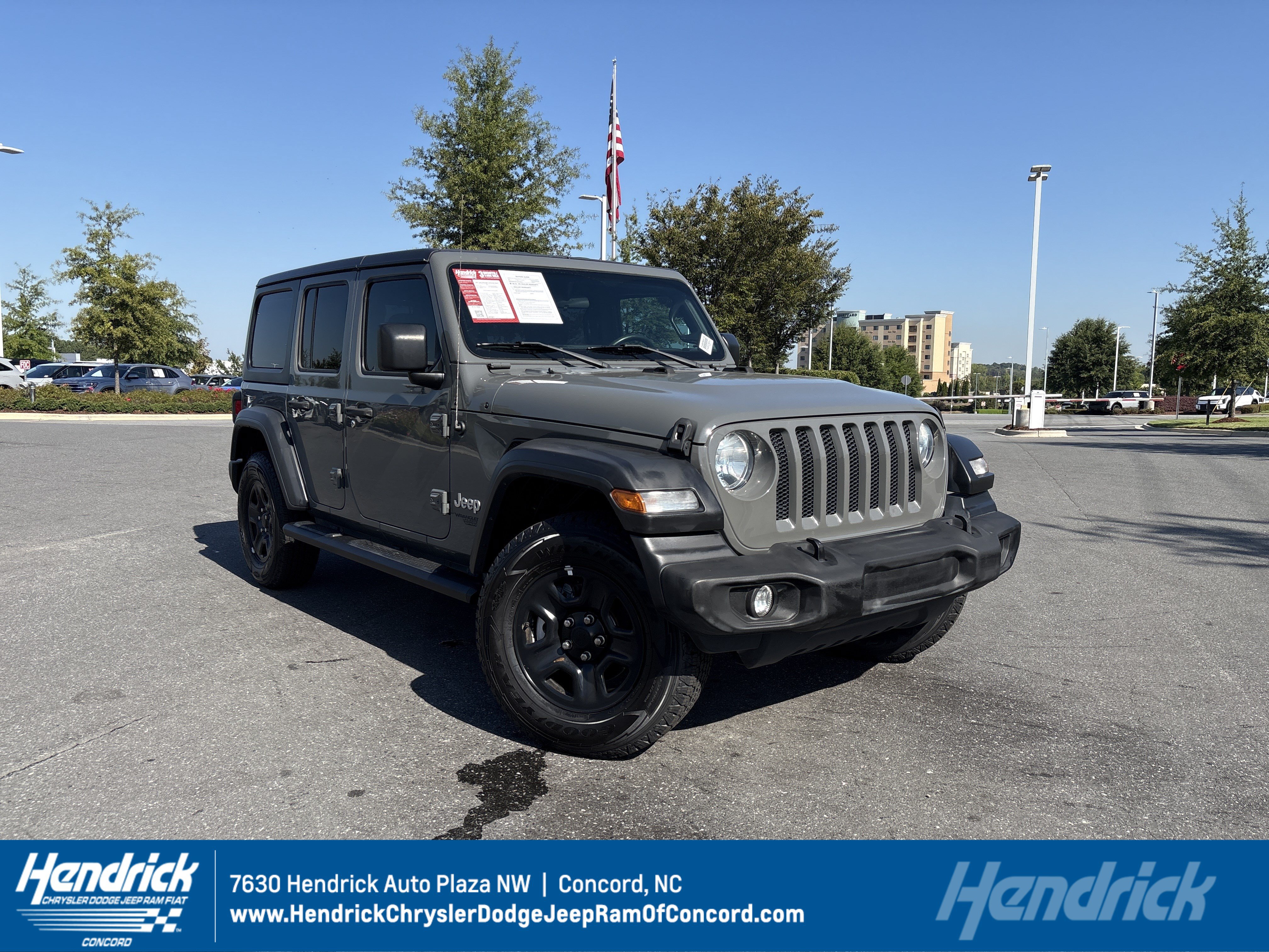 Used 2018 Jeep Wrangler Unlimited Sport AWD/4WD image 1