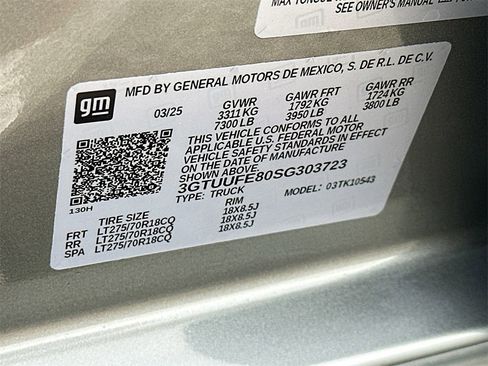 Certified 2025 GMC Sierra 1500 AT4X image 34