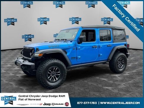 Certified 2025 Jeep Wrangler Unlimited Sport AWD/4WD image 1