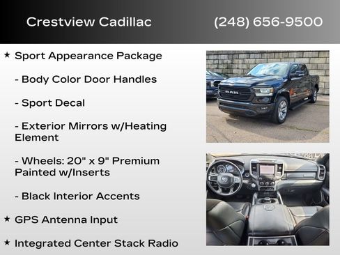 Used 2022 RAM 1500 Laramie w/ Sport Appearance Package image 30