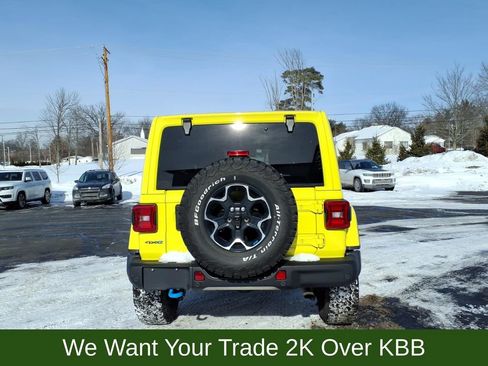 Used 2022 Jeep Wrangler Unlimited Rubicon 4xe w/ Steel Bumper Group image 5