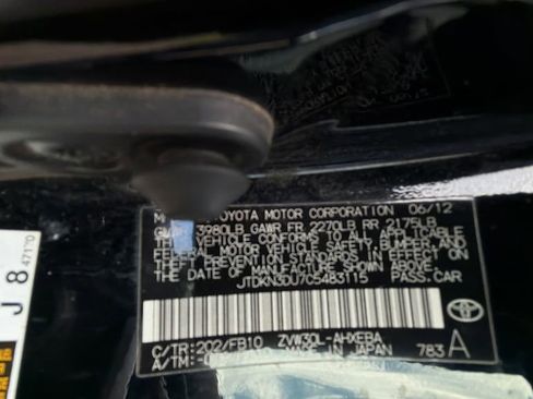 Used 2012 Toyota Prius Two FWD image 28