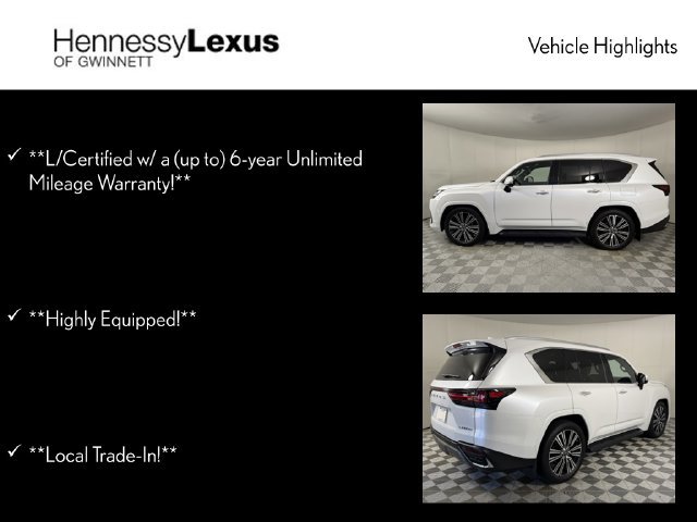 Used 2023 Lexus LX 600 4WD w/ Accessory Package (Z1) image 12