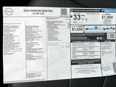 Used 2024 Nissan Sentra SR w/ SR Premium Package image 21