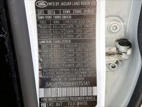 Used 2017 Land Rover Range Rover Evoque SE Premium AWD/4WD image 33
