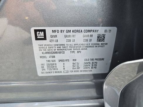 Certified 2021 Buick Encore GX Select w/ Sport Touring Package FWD image 32